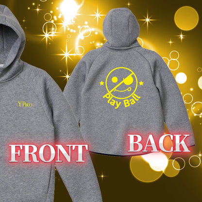 【PLAY BALLシリーズ】フード付きスウェットパーカー　スペシャルニットタイプ　前ポケット付き (コピー)